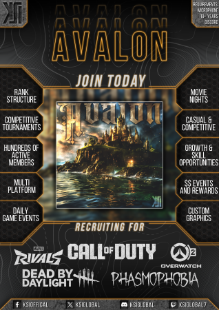 Squad recruitment poster made by Void