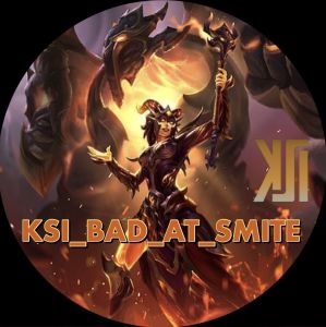 Profile picture made for KSI BAD AT SMITE IN 2020