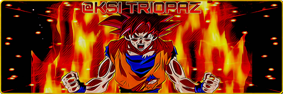 Banner made for KSI Triopaz in January 2020