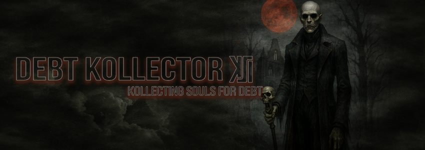 Banner made for Debt kollector in October 2025